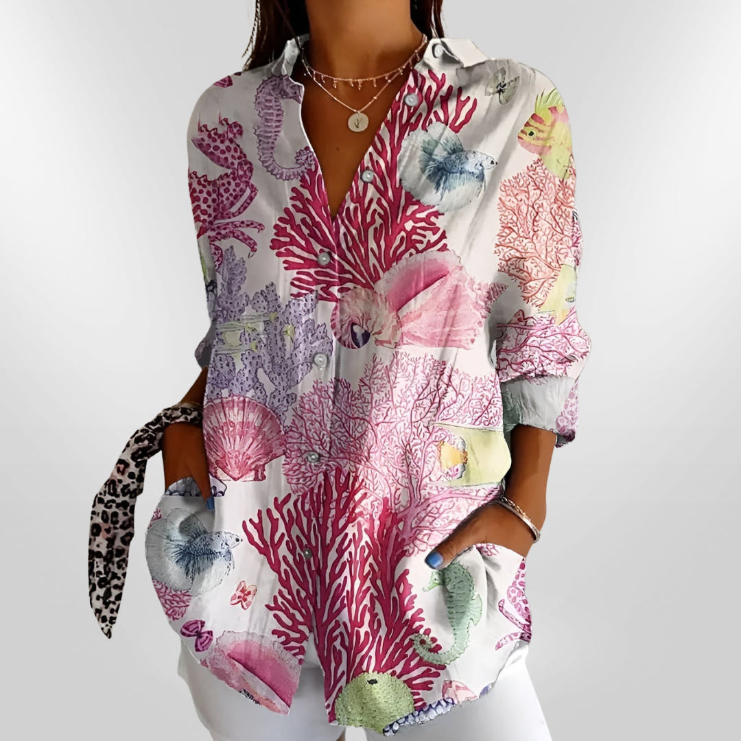 MAIA | Blouse Fleurie en Coton