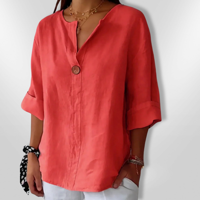 JESSA | Blouse Décontractée à Col V