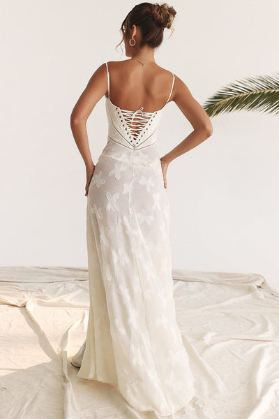 Robe Longue à Motifs Floraux | Élégance Romantique | Tissu Fluide