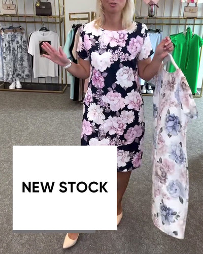 Robe Mode Pétale Manches Courtes Droite