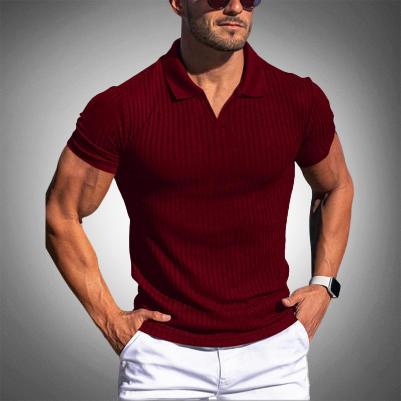 Lebron | Polo Forme Du Col Pour Hommes | Manche Courte