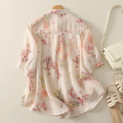 Chemise décontractée en pur coton