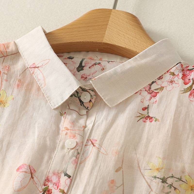 Chemise décontractée en pur coton