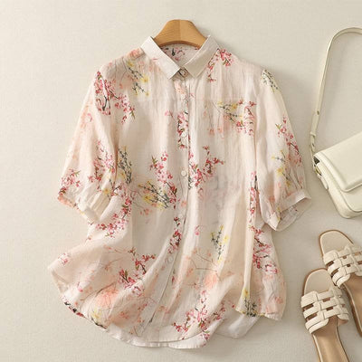 Chemise décontractée en pur coton