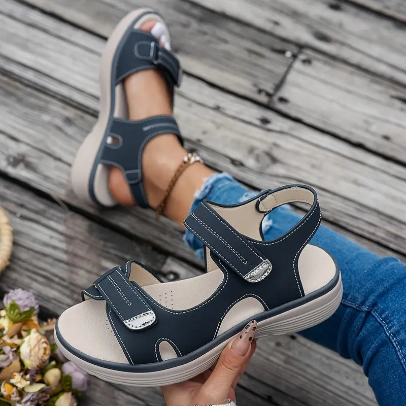 Alia™ - Sandales à Talons Compensés Confortables avec Bride de Cheville