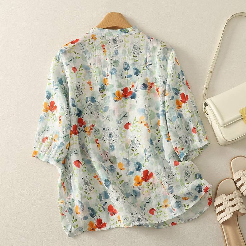 Chemise décontractée en pur coton