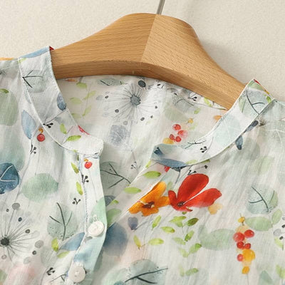 Chemise décontractée en pur coton