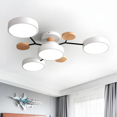 Clio - Lampe Plafond LED Ronde Moderne