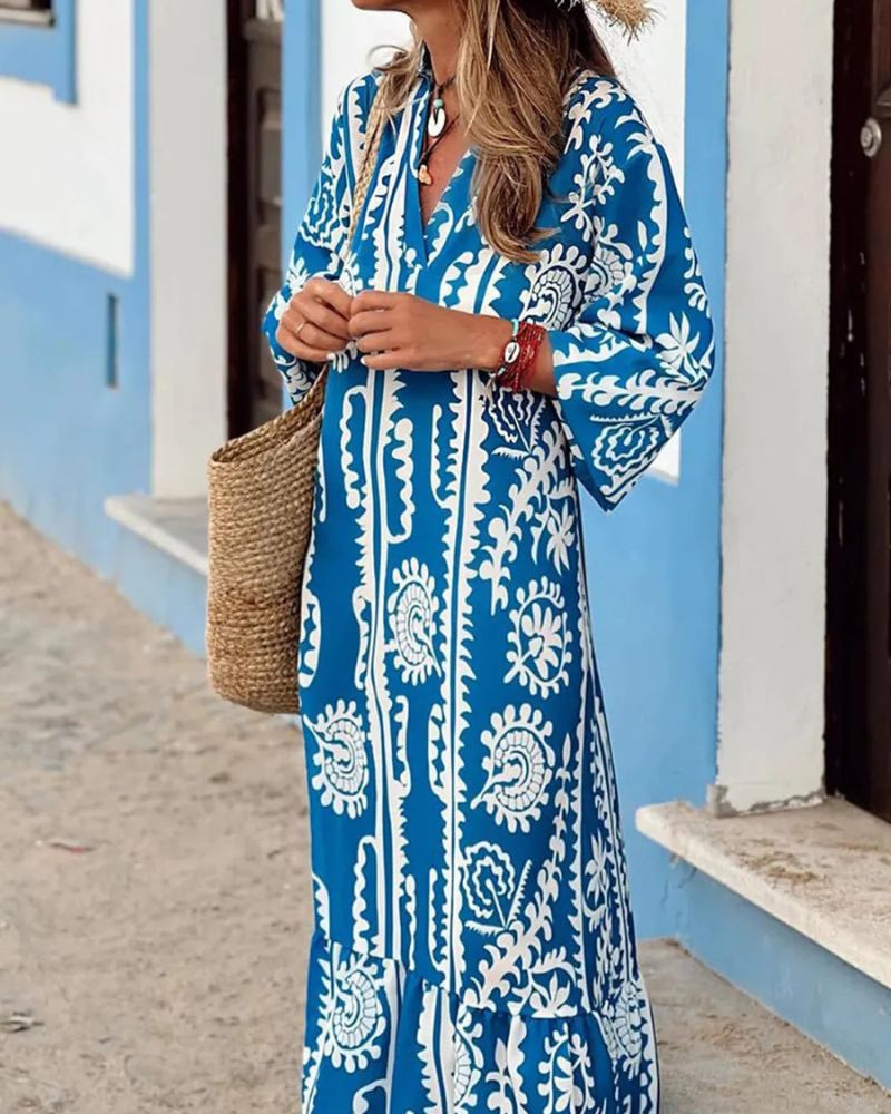 CALIMERA - ROBE IMPRIMÉE BOHO