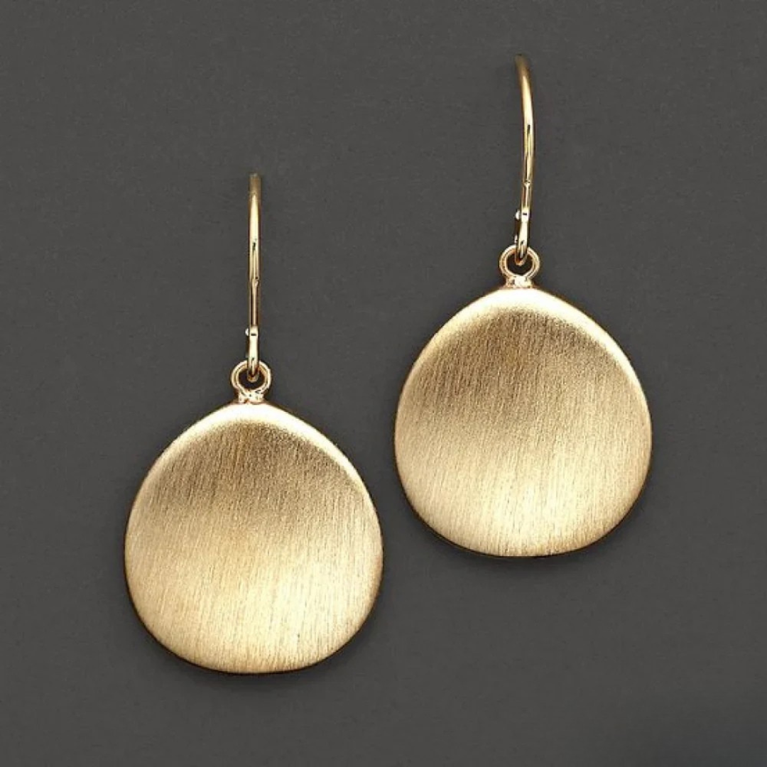 Anaïs™ | Boucles plaque dorée