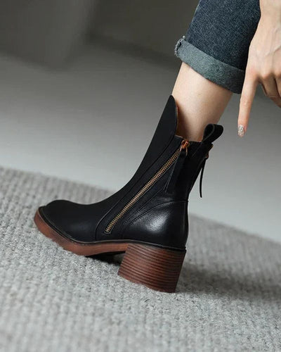 Belle Étoile Nice™ | Garciel - Bottines en cuir