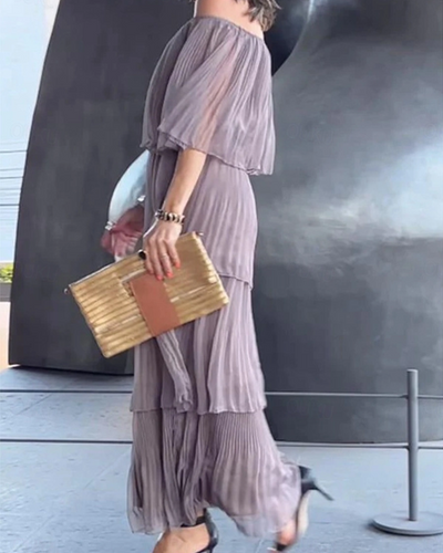 CRISINA – ROBE LONGUE ÉLÉGANTE EN MOUSSELINE