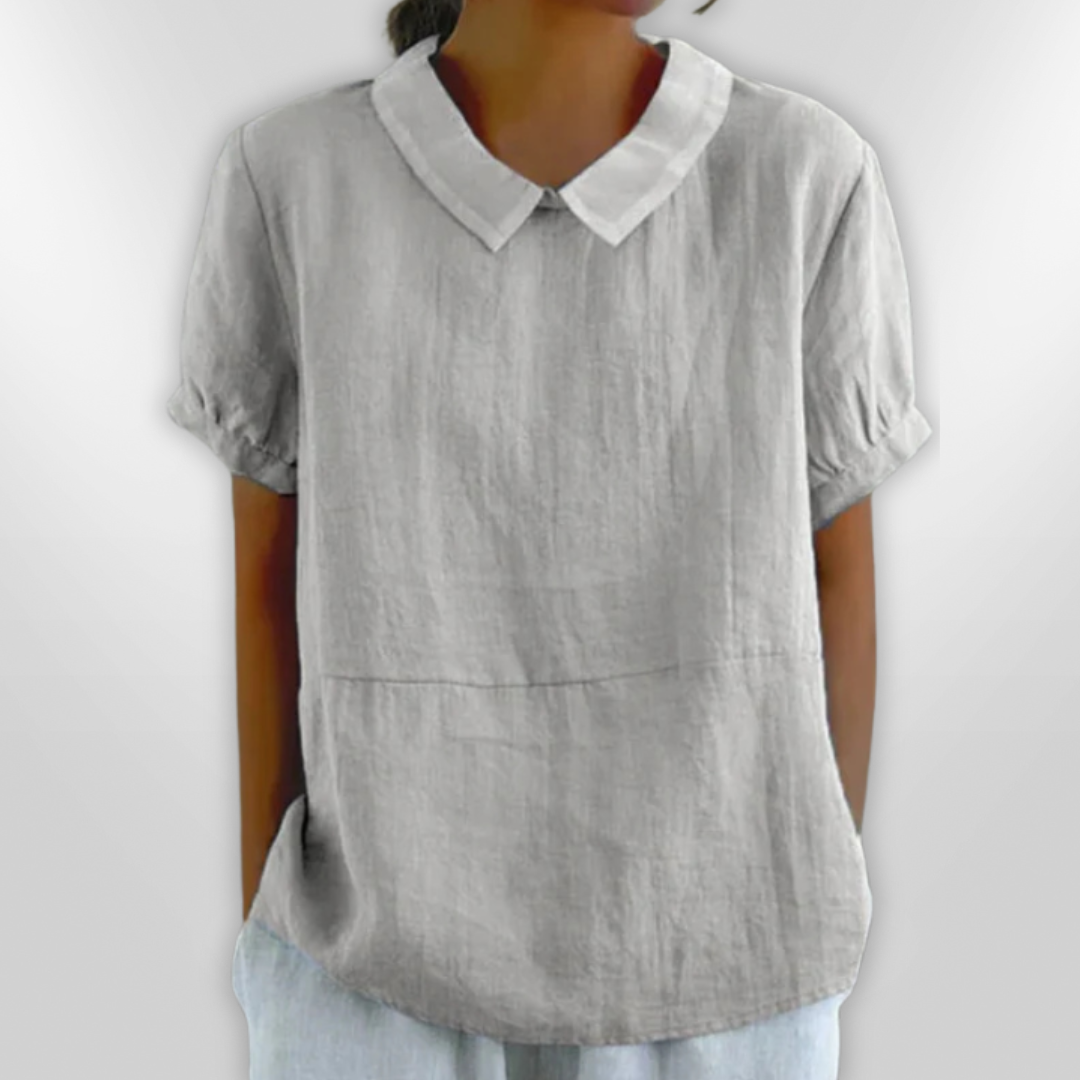 MABEL | Blouse à Col Classique