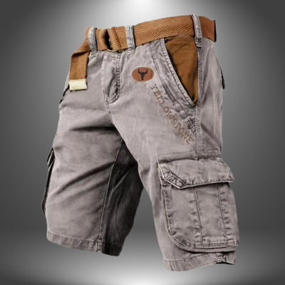 Short cargo artigianale da uomo