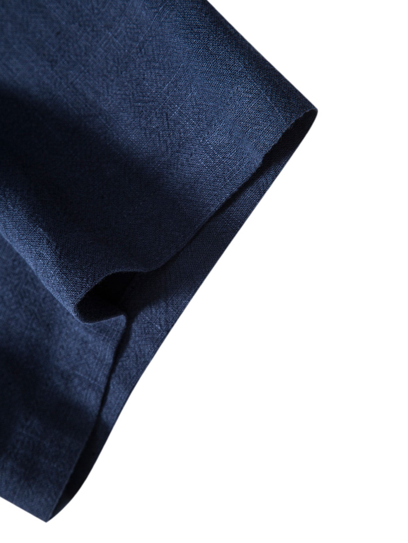 Chemise boutonnée en mélange de lin et rayonne et pantalon droit en lin