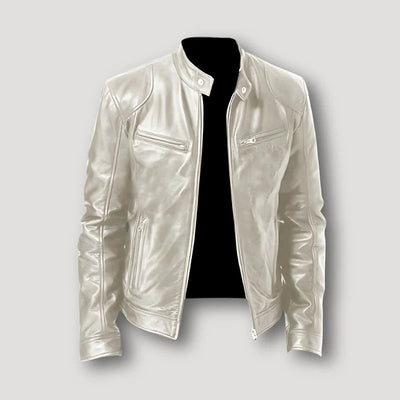 RINO | Veste en cuir décontractée