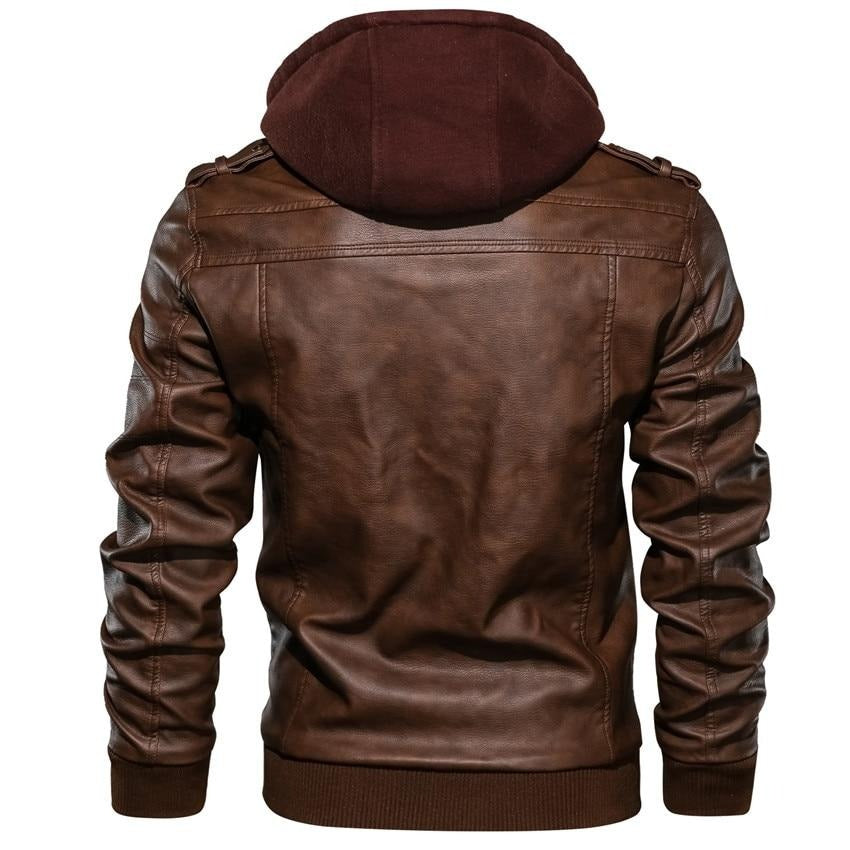BRAM | Veste en cuir éco
