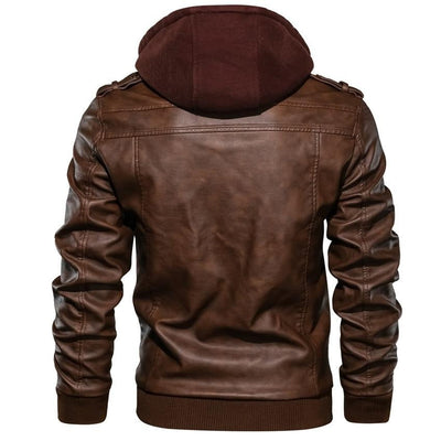 BRAM | Veste en cuir éco