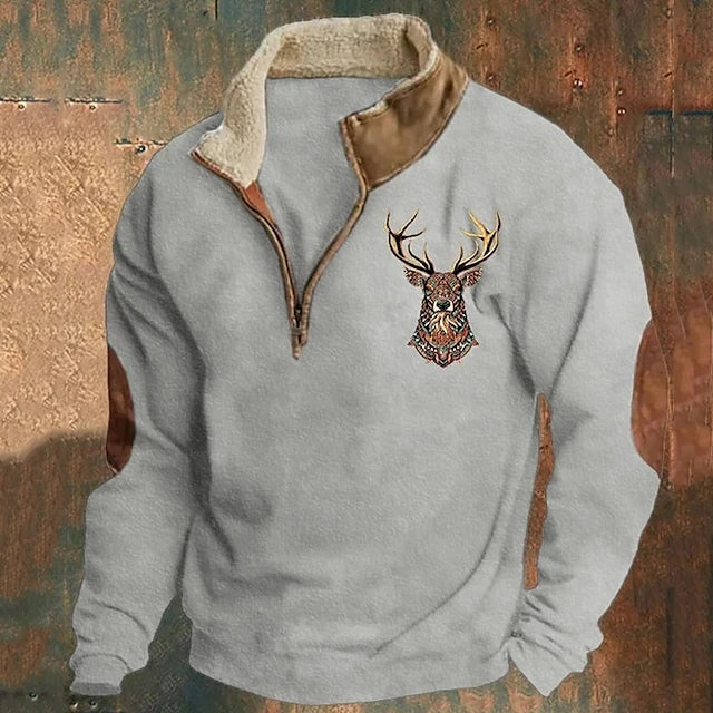 LUC | Pull élégant à quart de zip