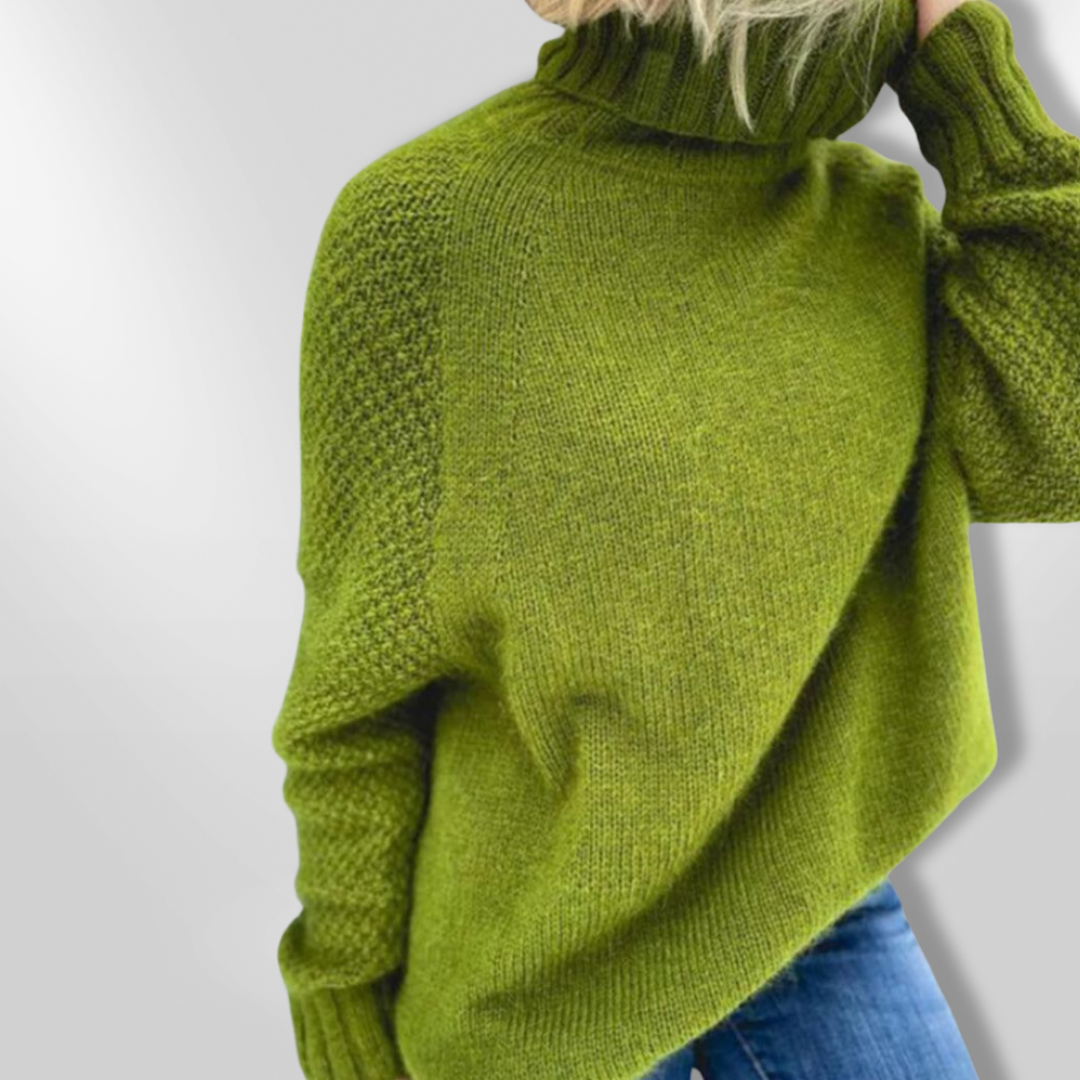 ELEGANZA | Pull col roulé élégant