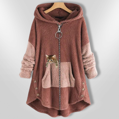 AGNES | Sweat à capuche ultra-doux en peluche