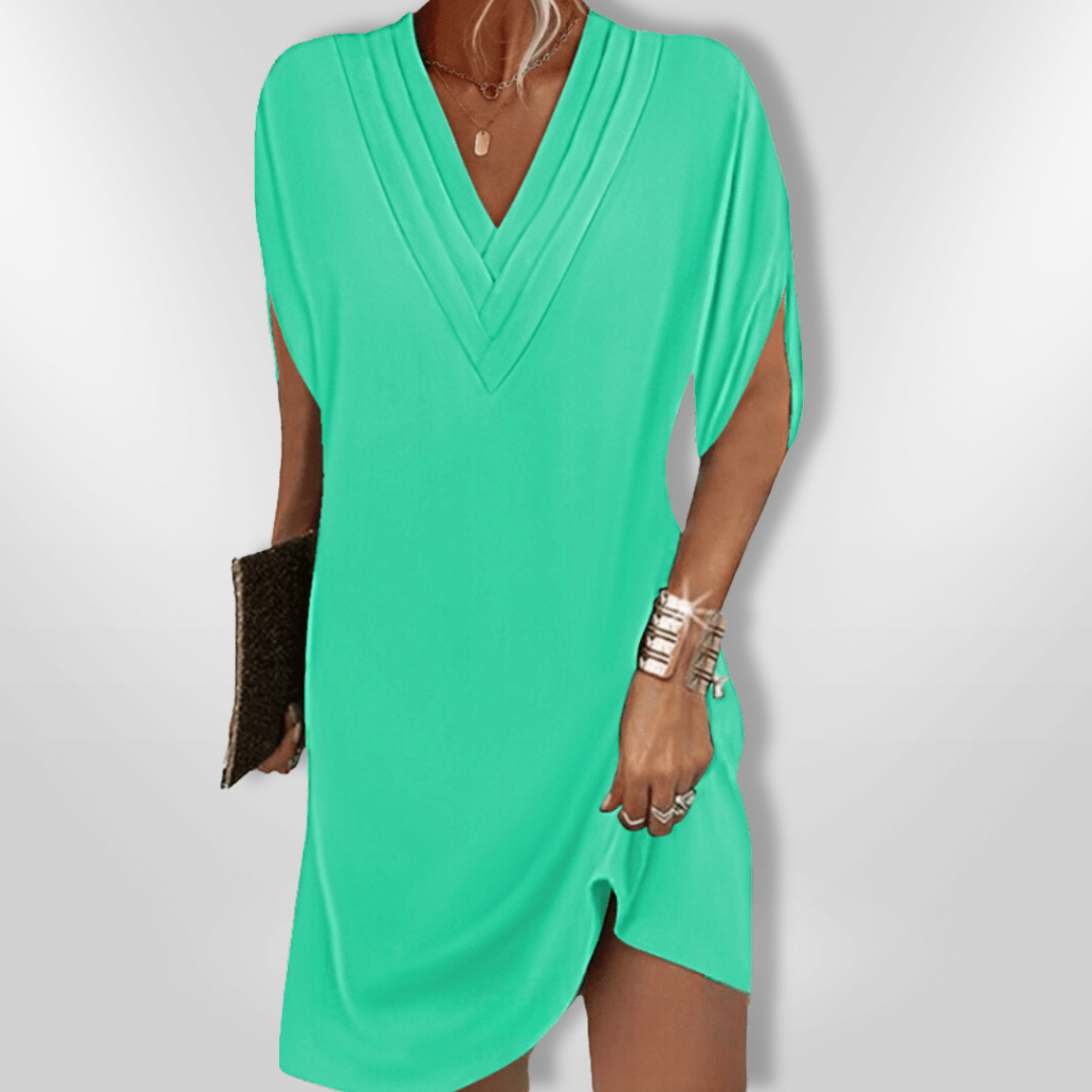 THALIA | Robe flatteuse cache-ventre