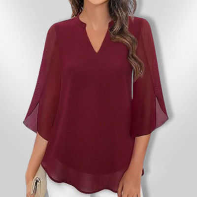 CELESTE | Blouse Chic à Étages