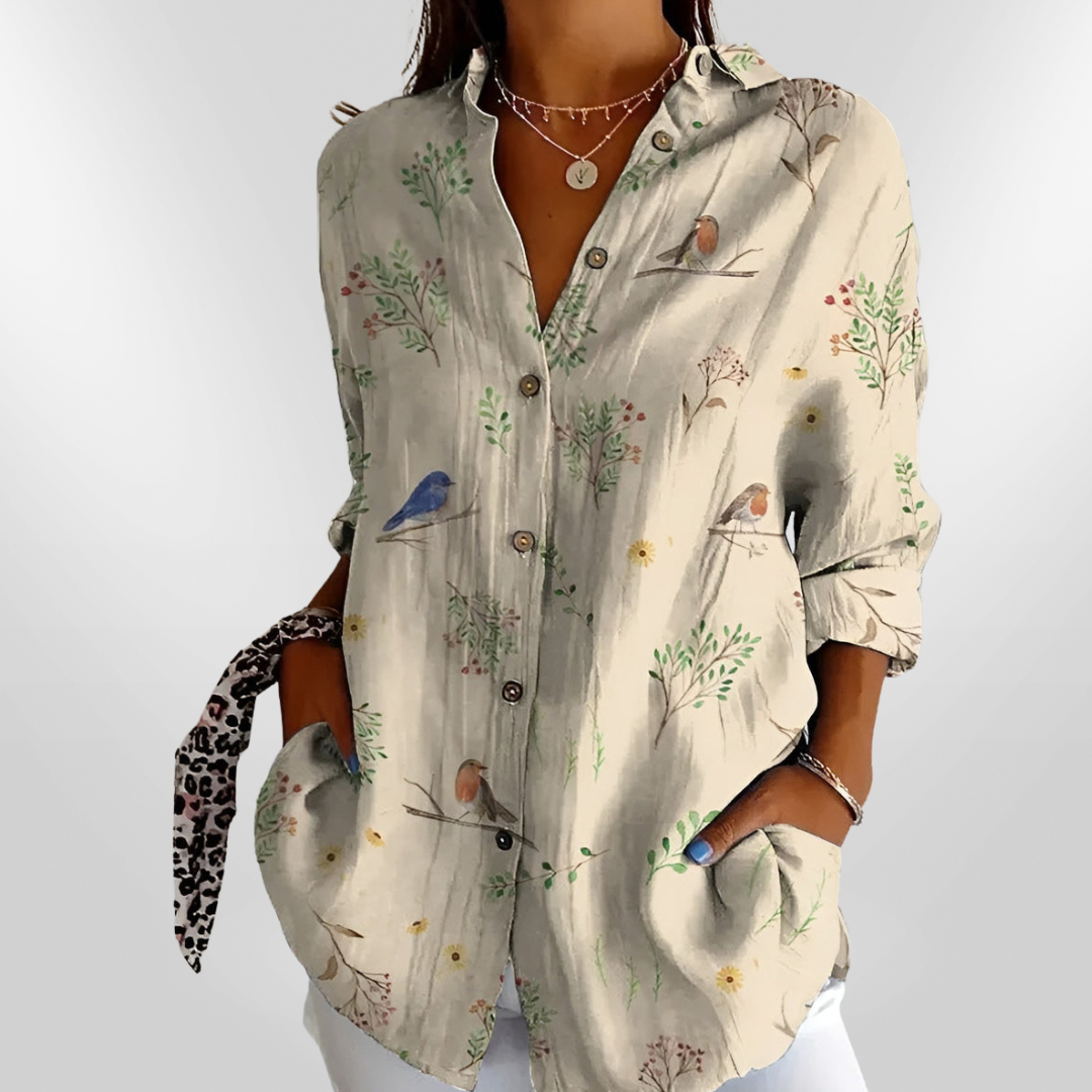 MAIA | Blouse Fleurie en Coton