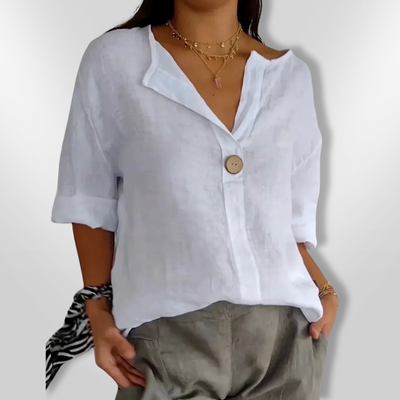 JESSA | Blouse Décontractée à Col V