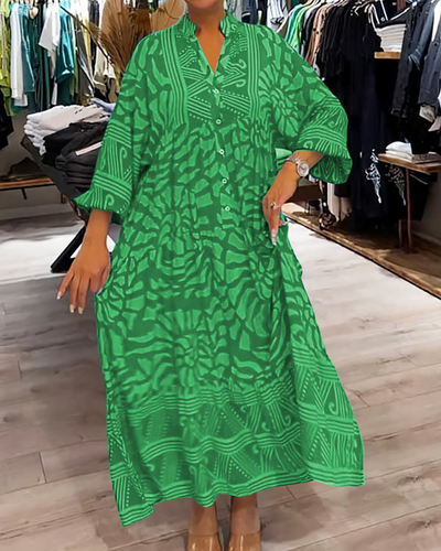 LENARA - Robe Ample Imprimée