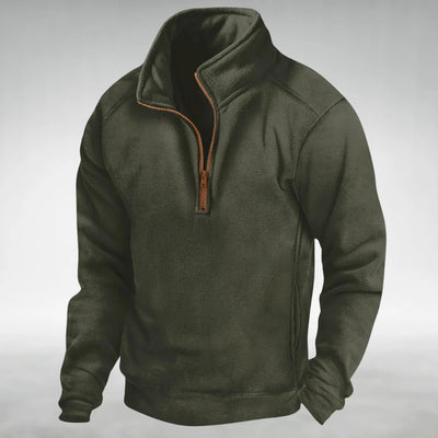 HUDSON | Pull polaire demi-zippé homme
