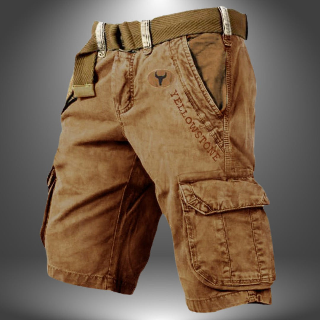 Short cargo artigianale da uomo