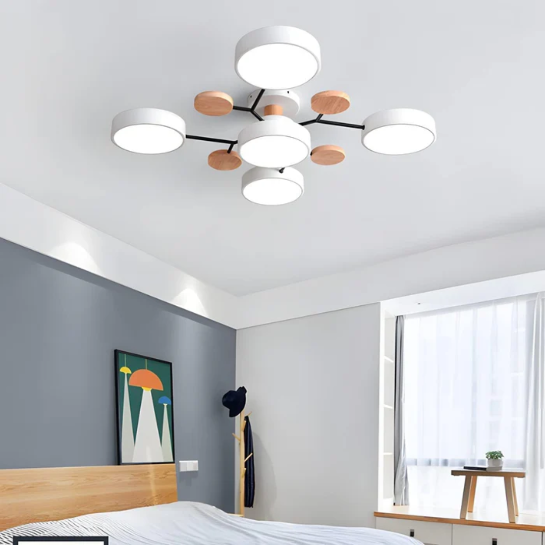 Clio - Lampe Plafond LED Ronde Moderne