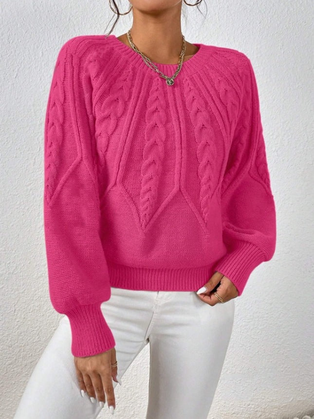 Pull en maille torsadée Meridian