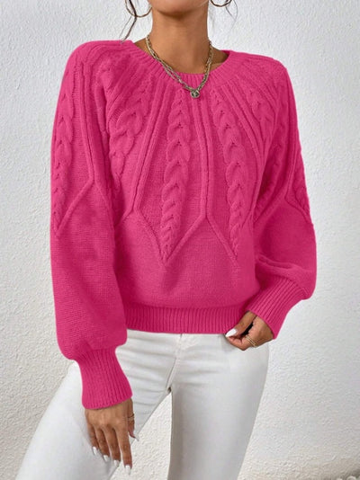 Pull en maille torsadée Meridian
