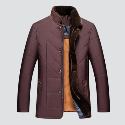 FÉLIX | Manteau d'hiver chaud pour hommes avec col montant