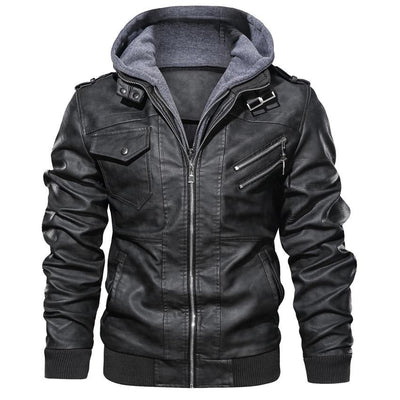 BRAM | Veste en cuir éco