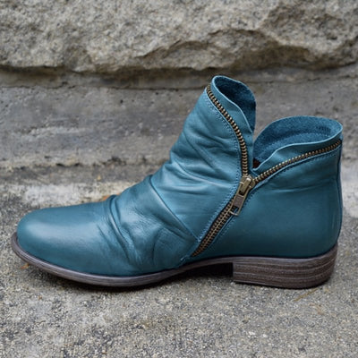 VICTORIA | bottes zippées en cuir