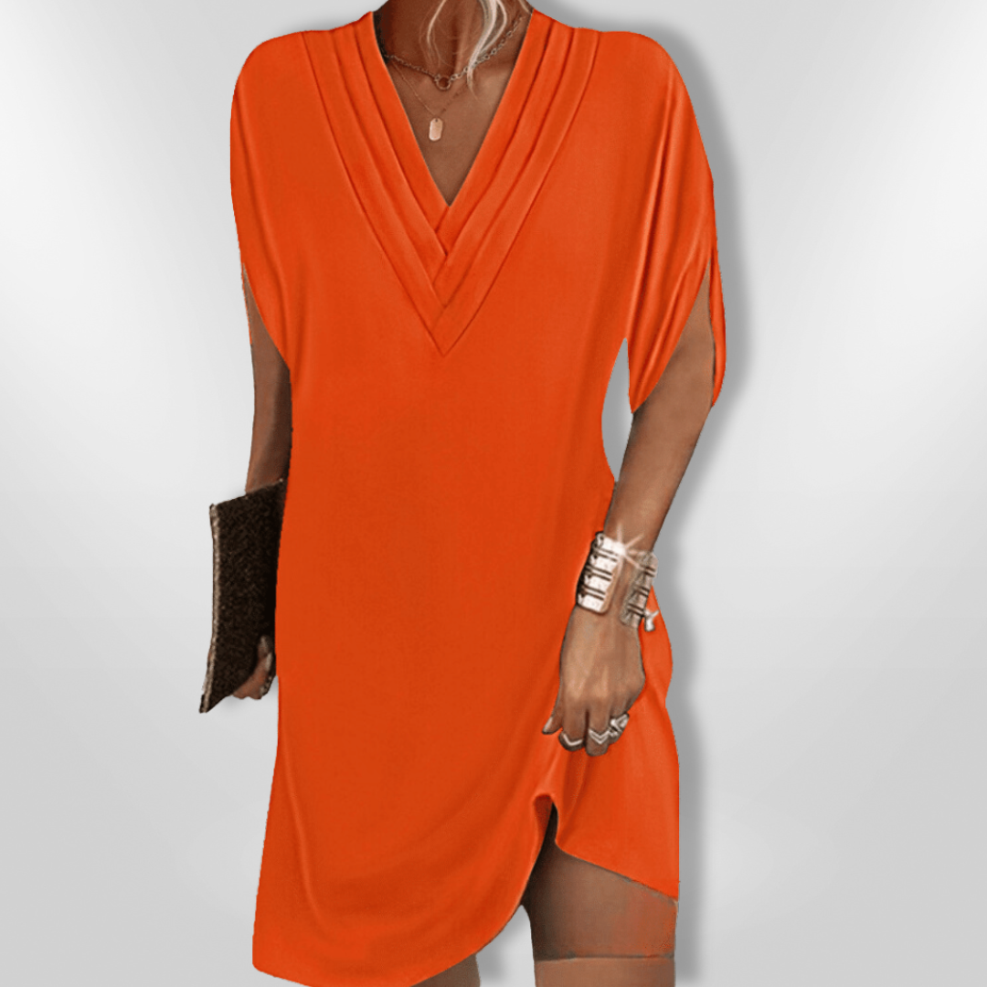THALIA | Robe flatteuse cache-ventre