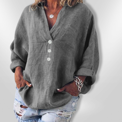 MAEVE | Pull Stylé en Coton et Lin
