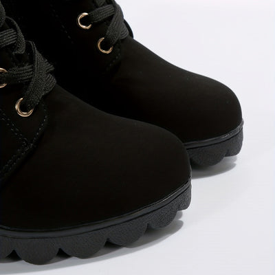 Lana | Bottes Lacets Pour Femme | Talons