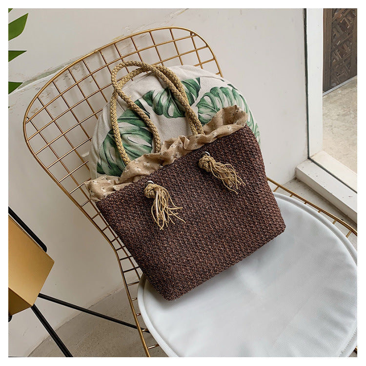 Louisa - Sac de transport tissé élégant pour la femme moderne