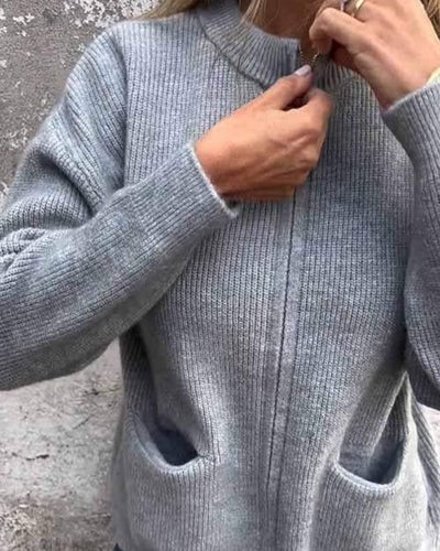 ERA - Cardigan en coton à fermeture éclair