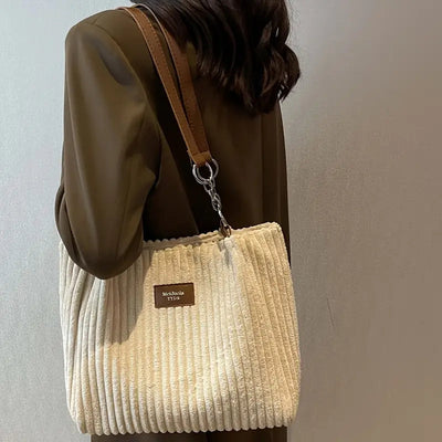 JULIA |  Sac en Velours Côtelé en Coton