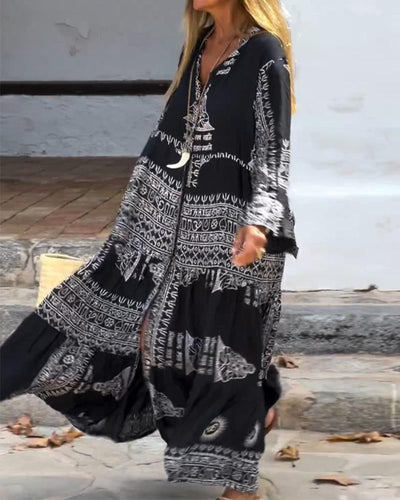 MAUREEN - ROBE AMPLE AU STYLE ARTISTIQUE