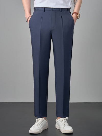 Pantalon Fuselé Élégant à Taille Mi-Haute