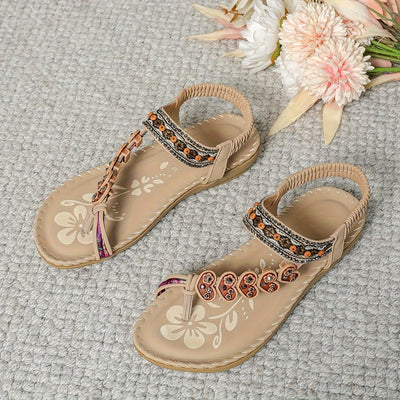 Sandales orthopédiques avec griffes et bandes ajustables - Femme
