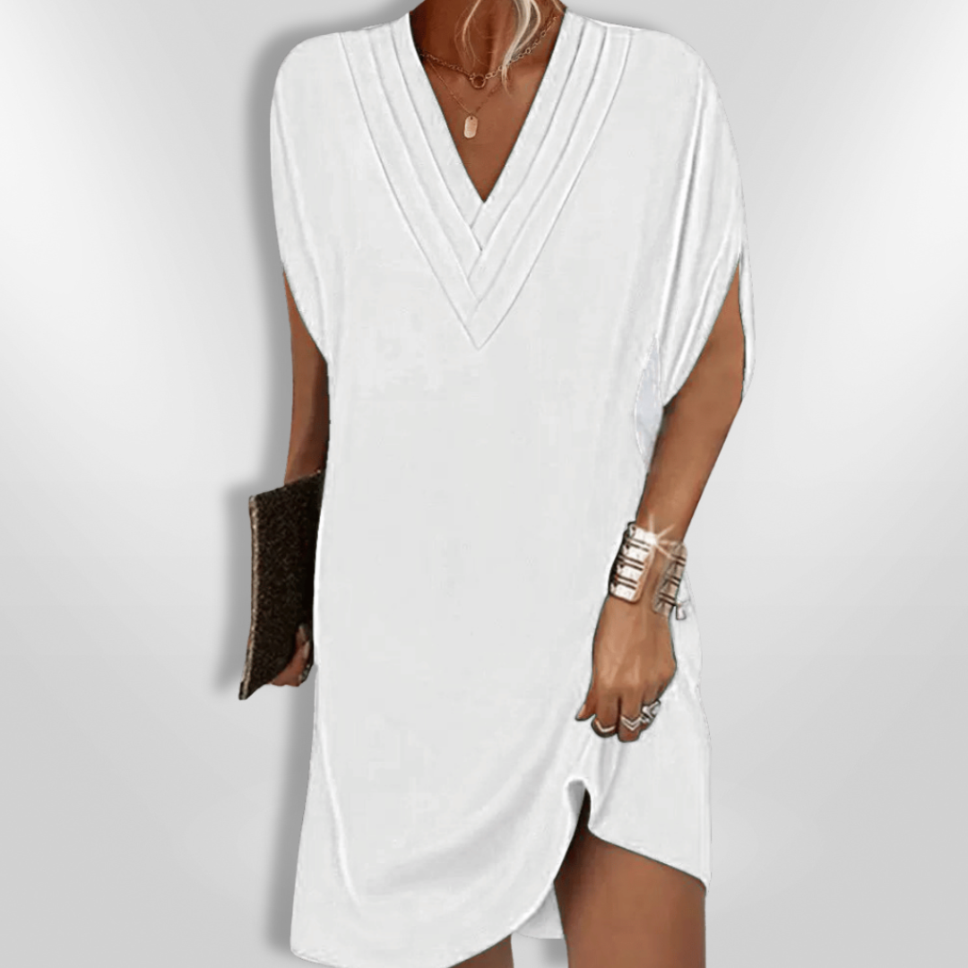 THALIA | Robe flatteuse cache-ventre