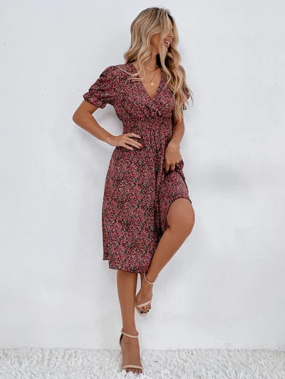 Emanuelle | Robe Fleurie Pour Femme | Mini