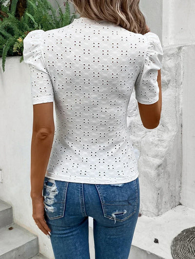 Daiana | Top Manches Bouffantes Pour Femme | Chic
